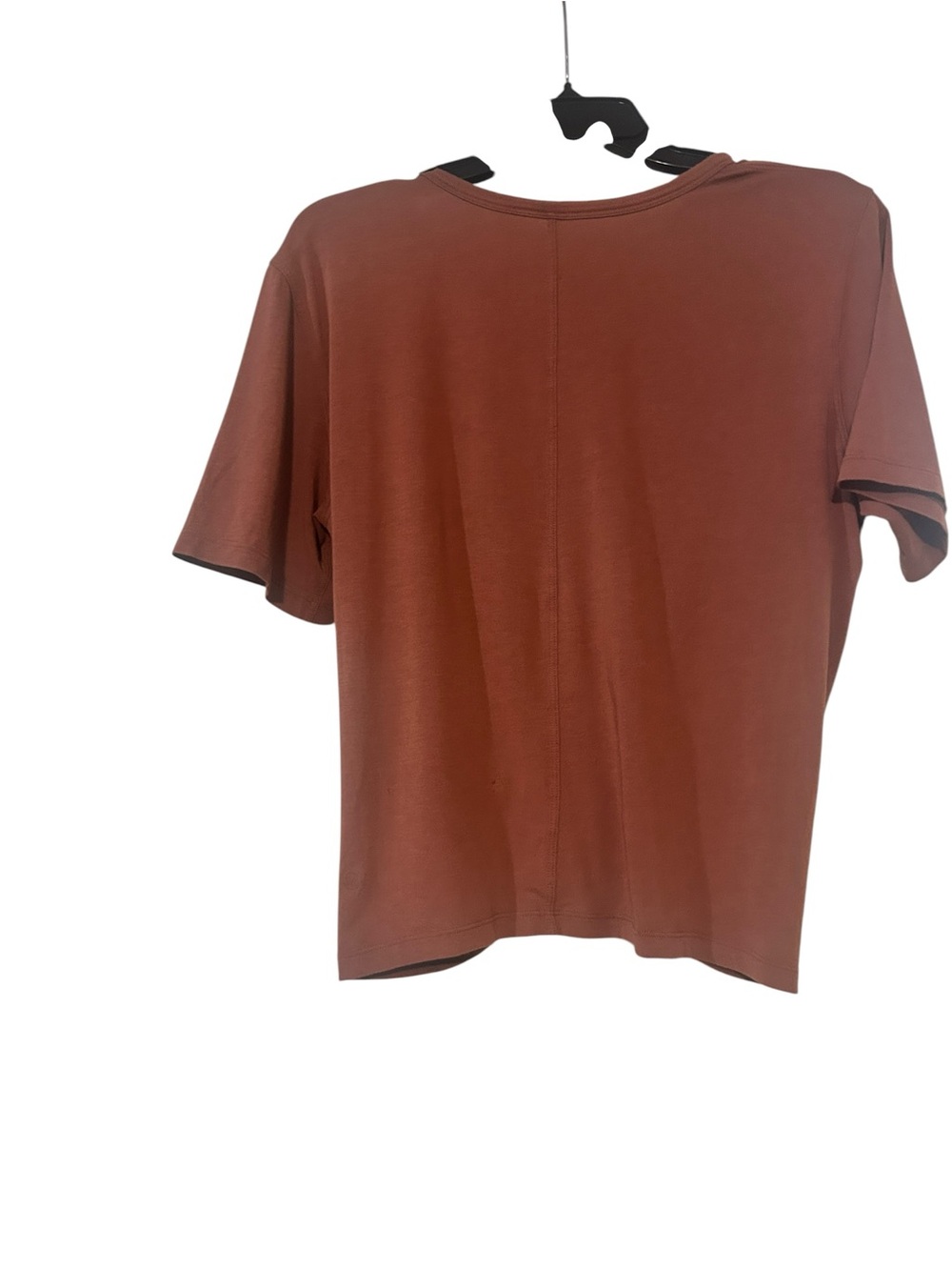 Twist-Knot Short Sleeve Tee - Rust - Picture 2 of 3